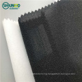 OEKO enzyme washed 30D double dot pa coated 45fg plain woven fusible interlining fabric / fusible/ 1/1 structure / high quality